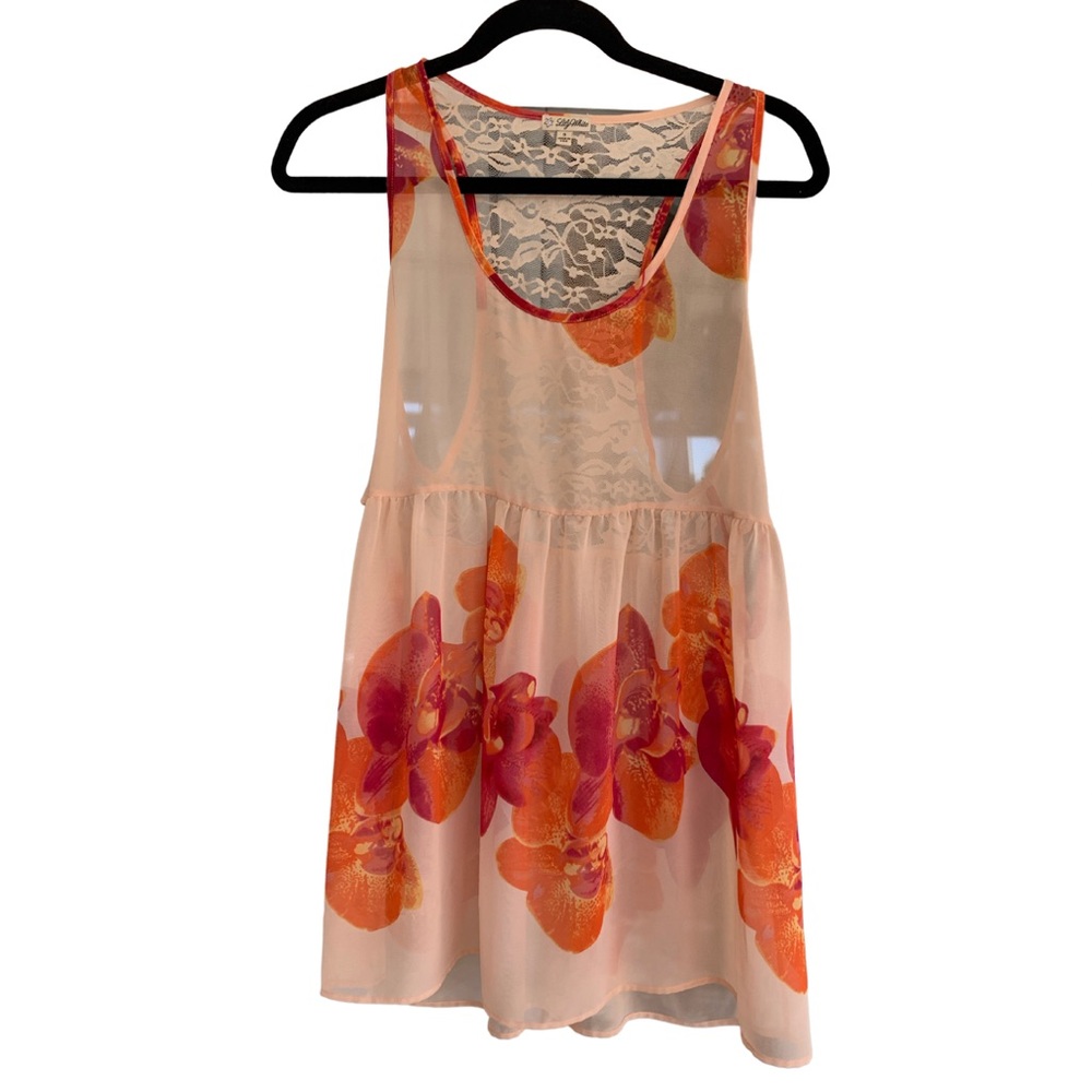 Lily White Floral Lace Blouse